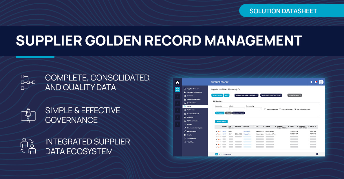 Supplier Information Management (SIM) Software Datasheet | Ivalua